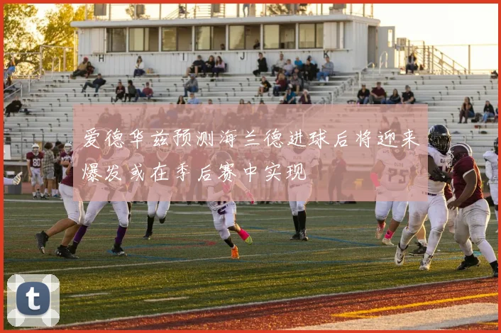 爱德华兹预测海兰德进球后将迎来爆发或在季后赛中实现